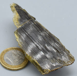 Rock crystal ( quartz xx ) with hematite xx