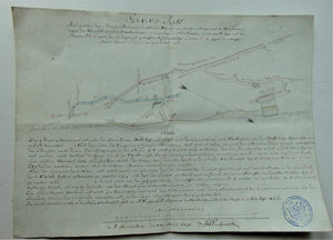 Grundriss des St.Andreaskreutzer Reviers im St.Andreasberger Revier( Harz ) von 1791